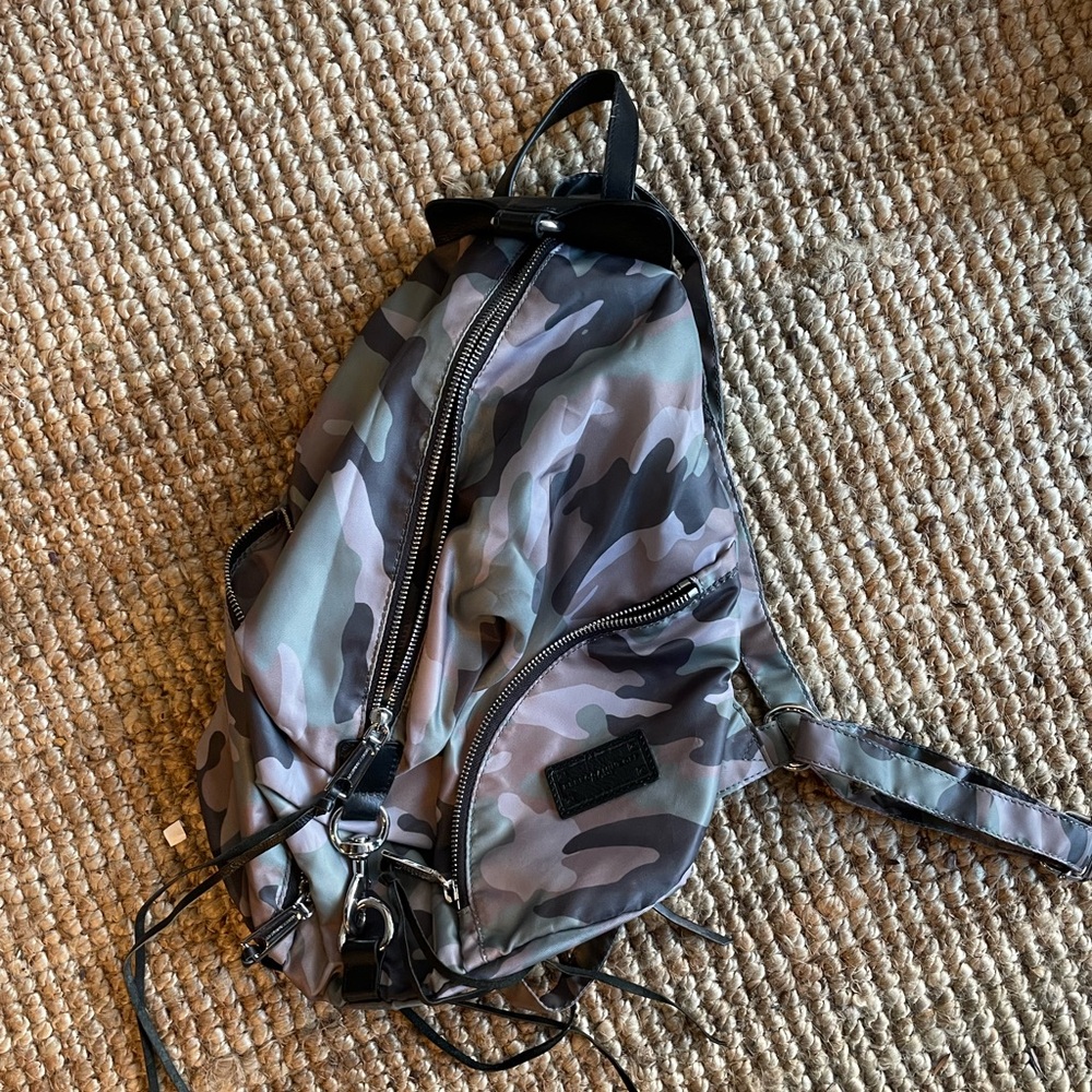 Rebecca minkoff camo backpack